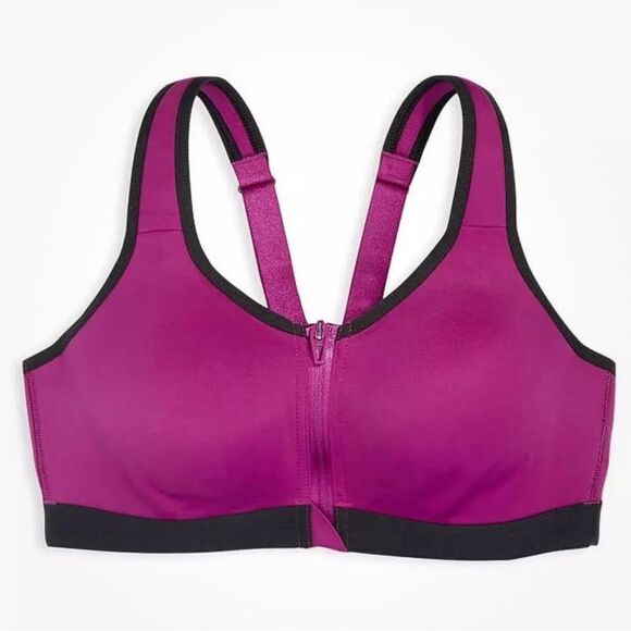 Victoria’s Secret knockout Maximum Support Front Close Sports Bra magenta 36D - Picture 1 of 6